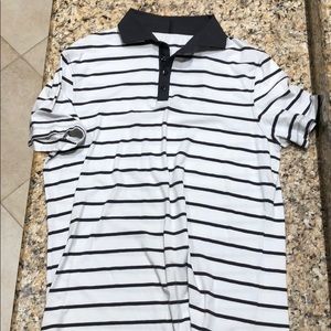 Men’s Lululemon striped polo